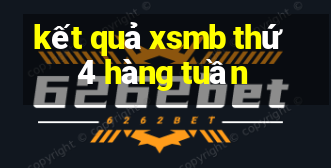 kết quả xsmb thứ 4 hàng tuần