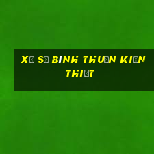 xổ số bình thuận kiến thiết