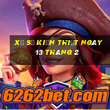 xổ số kiến thiết ngày 13 tháng 2