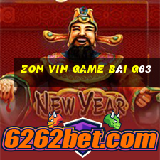 Zon Vin Game Bài G63