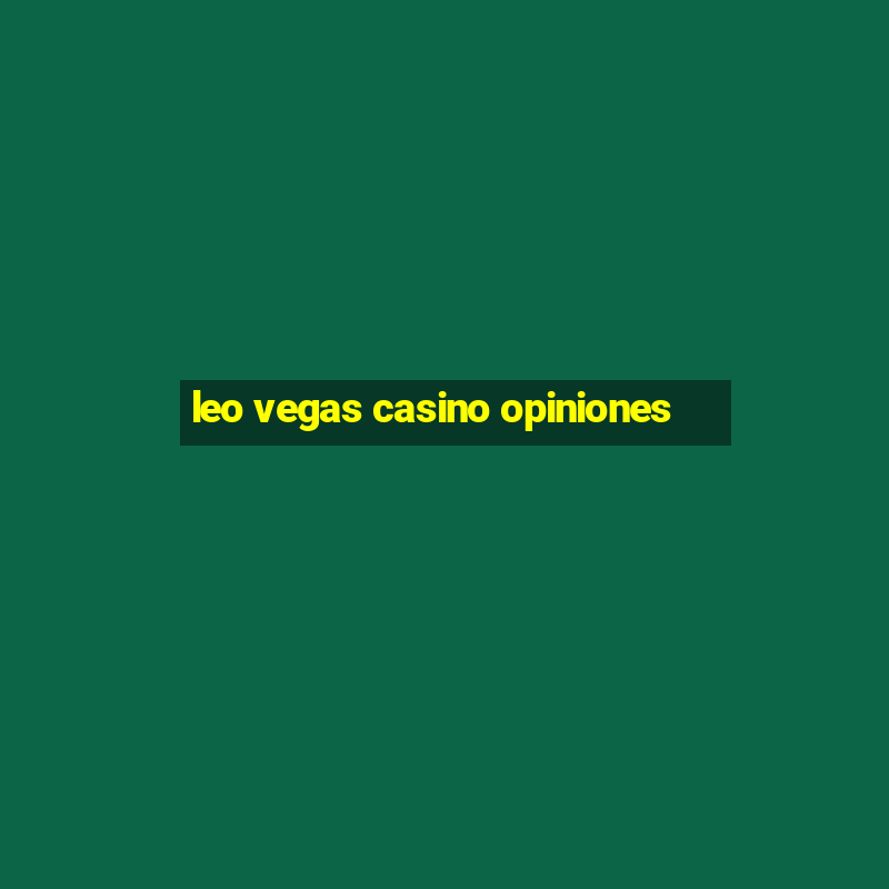 leo vegas casino opiniones