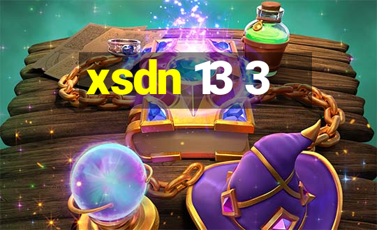 xsdn 13 3