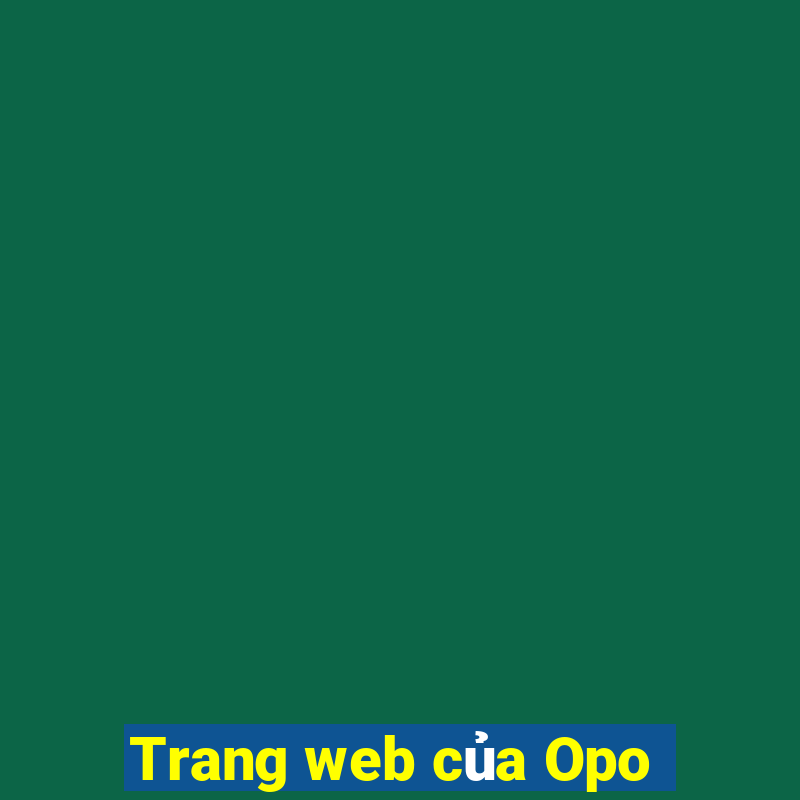 Trang web của Opo