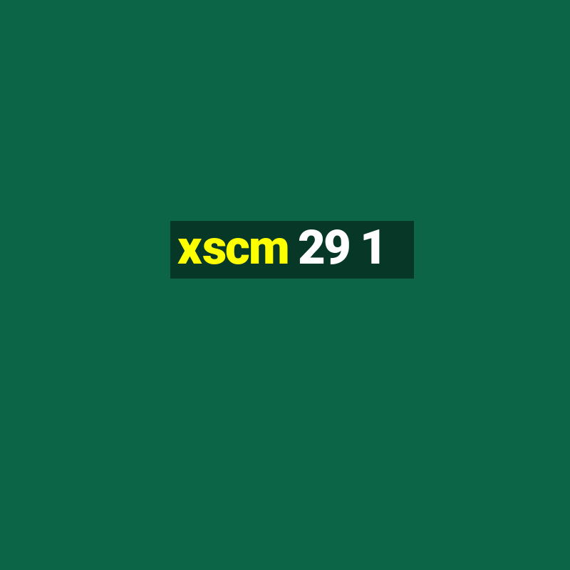 xscm 29 1