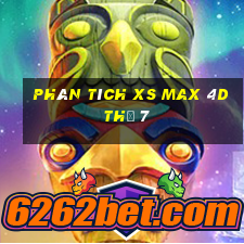 Phân tích XS Max 4D Thứ 7