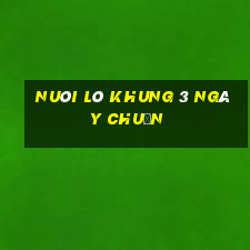 nuôi lô khung 3 ngày chuẩn