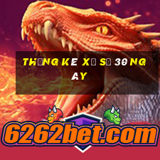 thống kê xổ số 30 ngày