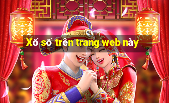 Xổ số trên trang web này