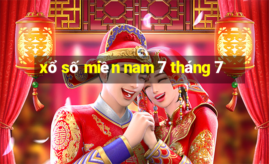 xổ số miền nam 7 tháng 7