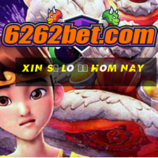 xin số lô đề hôm nay