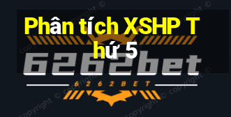 Phân tích XSHP Thứ 5