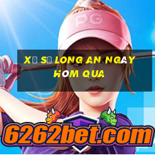 xổ số long an ngày hôm qua