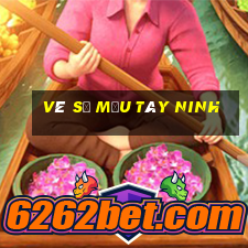 vé số mẫu tây ninh