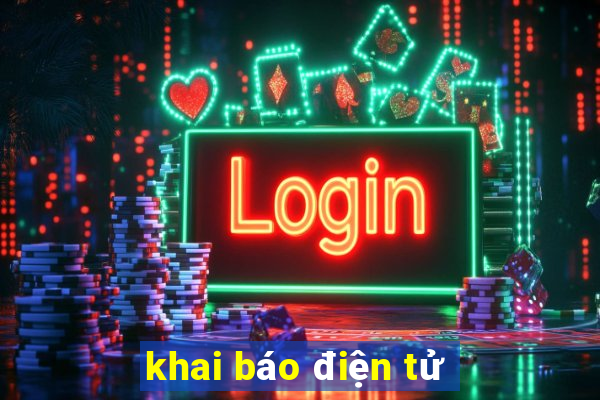 khai báo điện tử