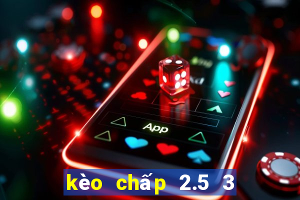 kèo chấp 2.5 3 là gì