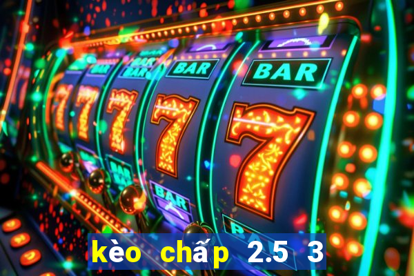 kèo chấp 2.5 3 là gì