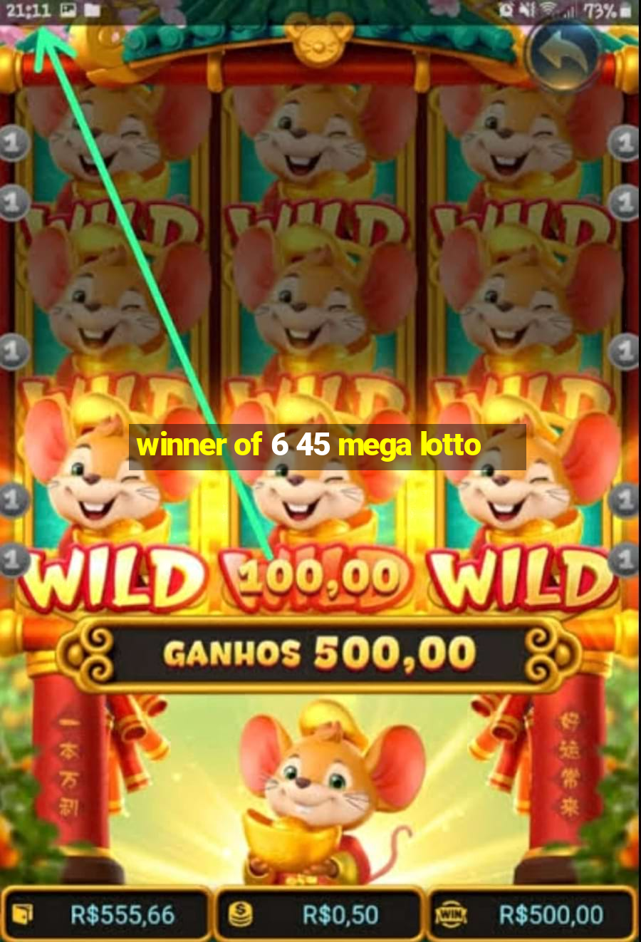 winner of 6 45 mega lotto