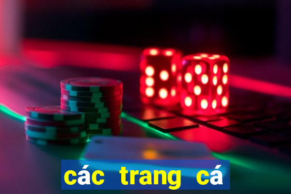 các trang cá cược bóng đá uy tín