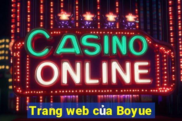 Trang web của Boyue