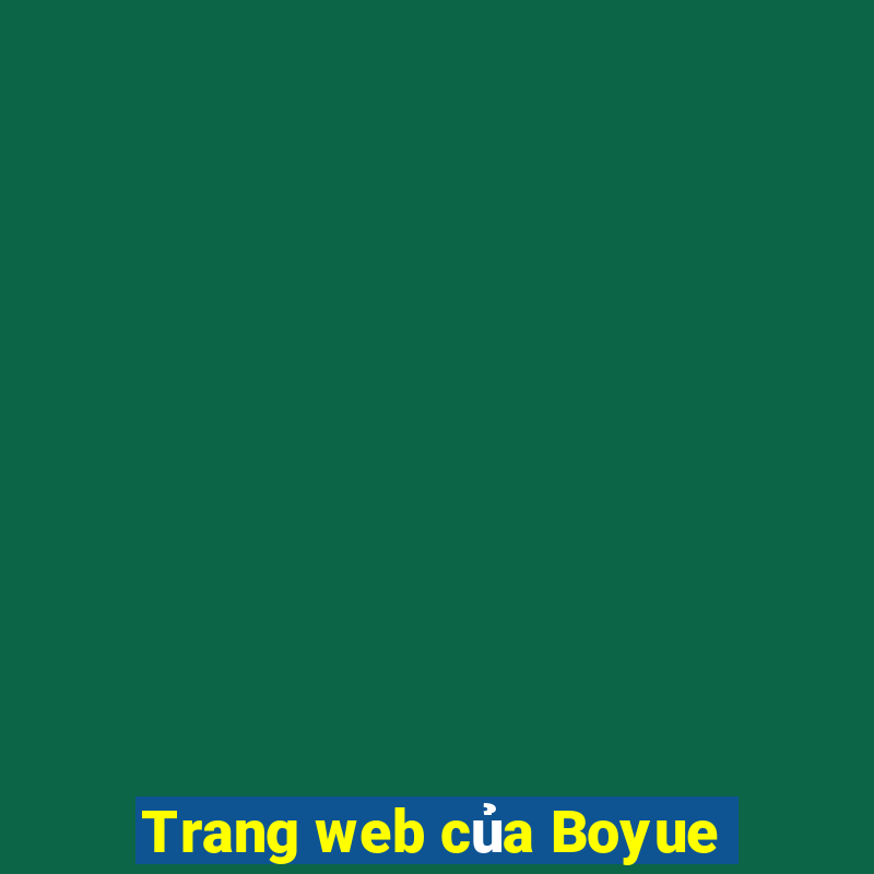 Trang web của Boyue