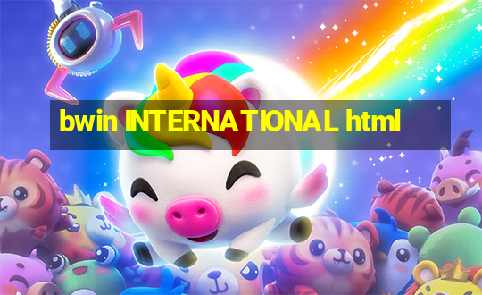 bwin INTERNATIONAL html