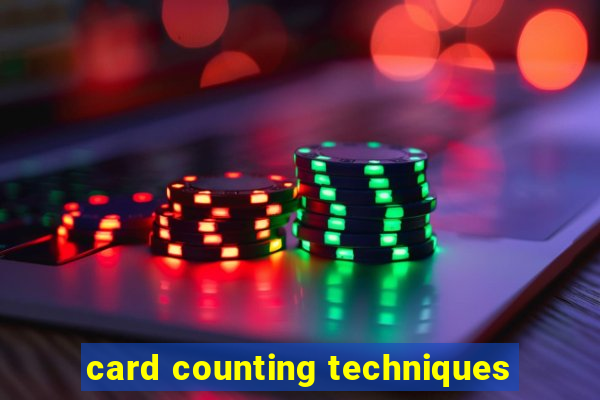 card counting techniques