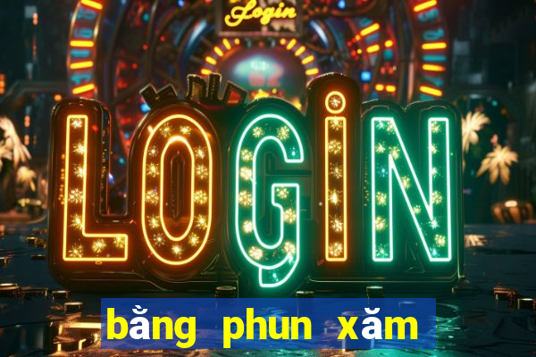 bằng phun xăm thẩm mỹ