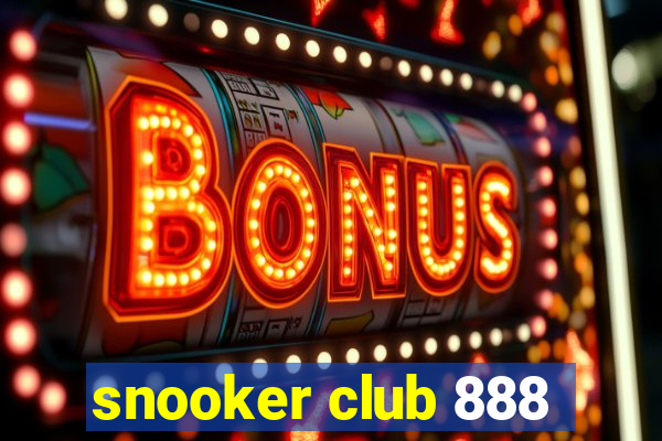 snooker club 888