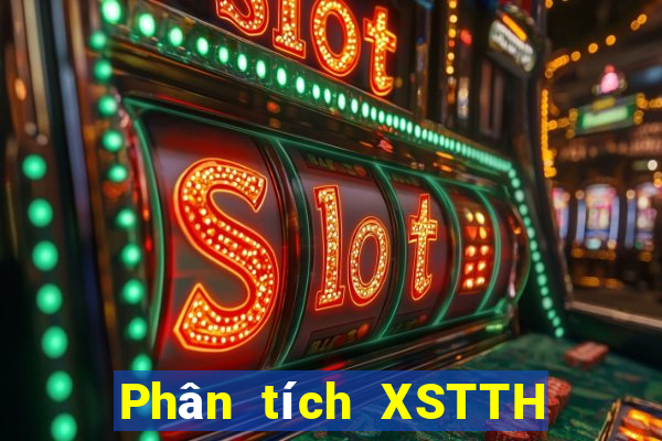 Phân tích XSTTH Chủ Nhật