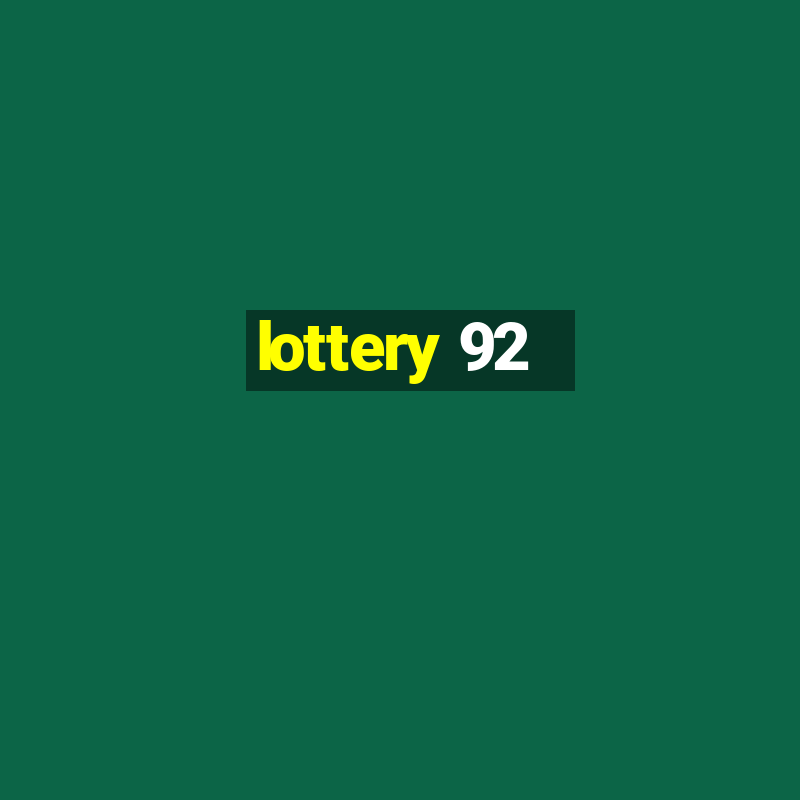 lottery 92