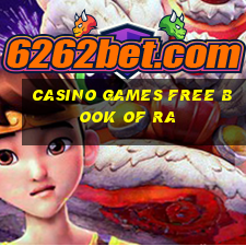 casino games free book of ra