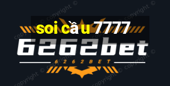 soi cầu 7777