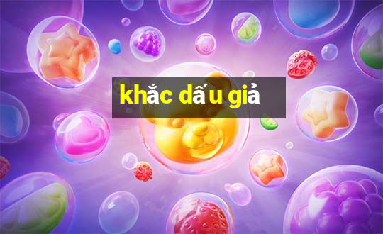 khắc dấu giả