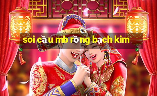 soi cầu mb rồng bạch kim