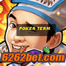 poker term