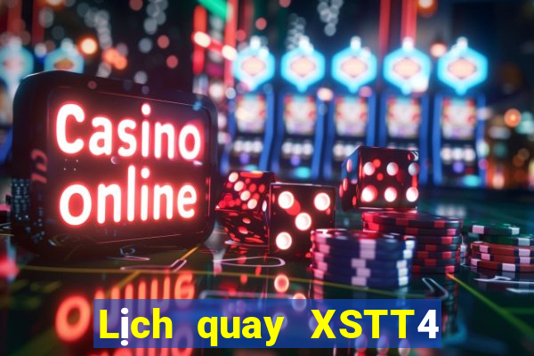 Lịch quay XSTT4 ngày 11