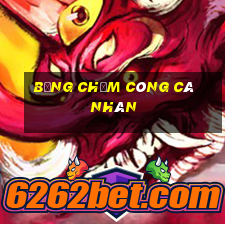 bảng chấm công cá nhân