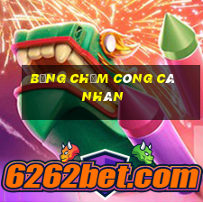 bảng chấm công cá nhân