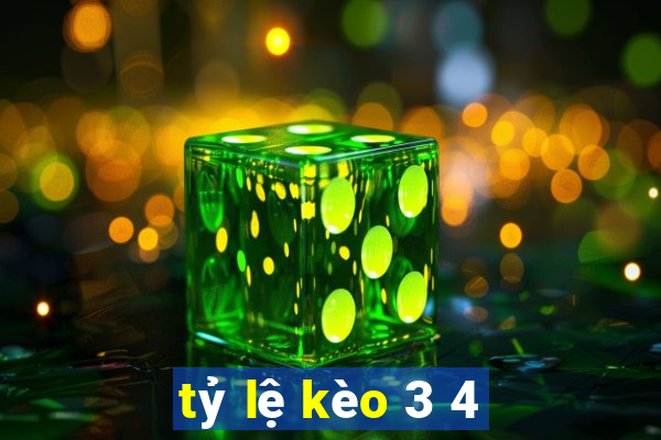 tỷ lệ kèo 3 4