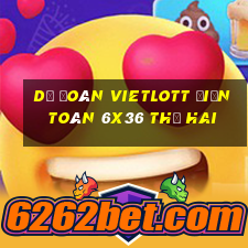 Dự Đoán vietlott Điện Toán 6x36 thứ hai