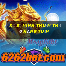 xổ số ninh thuận thứ 6 hàng tuần