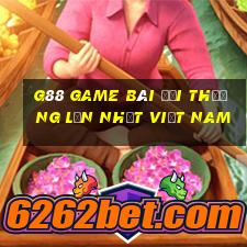 g88 game bài đổi thưởng lớn nhất việt nam