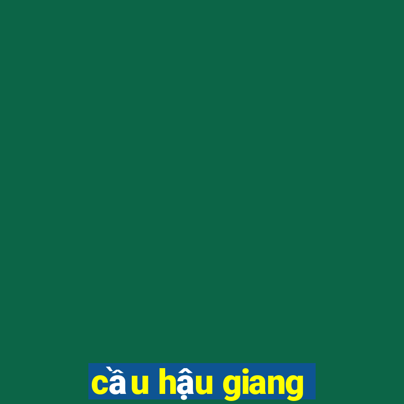 cầu hậu giang