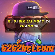 xổ số gia lai ngày 20 tháng 10