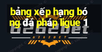 bảng xếp hạng bóng đá pháp ligue 1