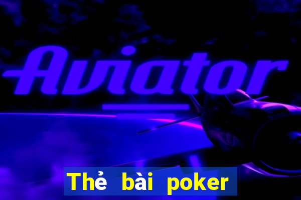 Thẻ bài poker Việt nam