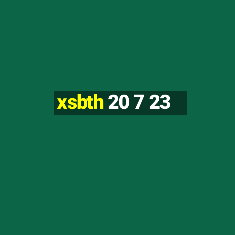 xsbth 20 7 23