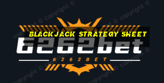 blackjack strategy sheet