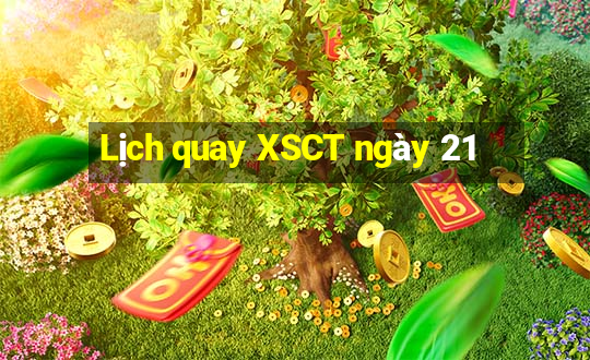 Lịch quay XSCT ngày 21