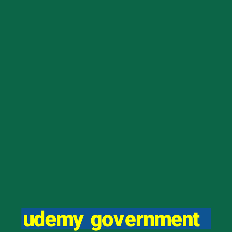 udemy government